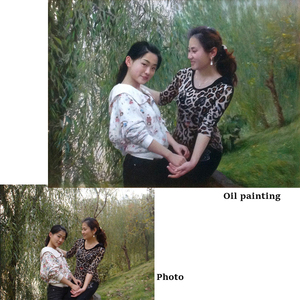 High Quality Custom Picture Handmade Canvas Oil <strong>Portrait</strong> Painting