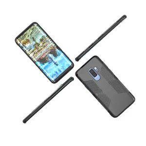 Anti-Queda Tpu Caso Escudo Do Telefone Inteligente Para Samsung Galaxy S9 + Tampa Traseira do Caso Em Massa