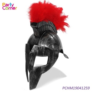 Sca Armatura Romano Armatura Spartan Greco Corinthian Casco Romano Legione Casco con il Rosso Plume - Product Image 5