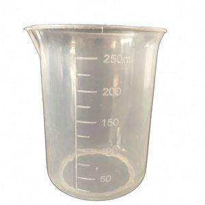Gelsonlab HSCW-004 टोंटी के साथ प्लास्टिक बीकर 50ml Stackable, ढाला स्नातक - Product Image 5
