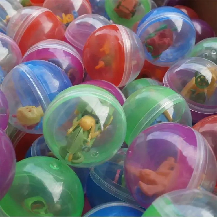 Wholesale 45ミリメートル50ミリメートルCapsule Toy Gashapon Surprise Egg Toys Plastic Empty Capsule Gashapon Toys Sale