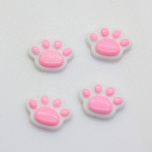 อุ้งเท้าหมีน้อย100ชิ้น,เรซิ่นหลังแบนน่ารักมากสำหรับประดับผม - Product Image 2