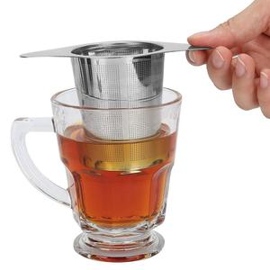 Thép Không Gỉ <span class=keywords><strong>Extra</strong></span> <span class=keywords><strong>Fine</strong></span> Lưới <span class=keywords><strong>Tea</strong></span> <span class=keywords><strong>Infuser</strong></span> Steeper Strainer Có Nắp Và Tay Cầm Cho Tách Trà Hạt Lá Lỏng Lẻo Cốc Ấm Trà - Product Image 2
