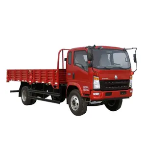 HOWO รถบรรทุกสำหรับขายสินค้าขนาดเล็กรถบรรทุกรถบรรทุก Flatbed