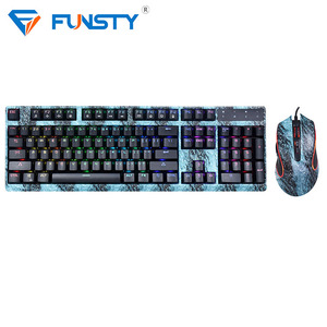 2018 FUNSTY Coloré Ordinateur <span class=keywords><strong>Gaming</strong></span> Souris Et <span class=keywords><strong>Clavier</strong></span> Combo - Product Image 6