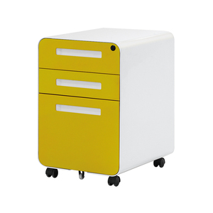 Steel Documents Durable Storage Equipment <strong>Files</strong> Office Metal 3 Drawer Filing Cabinet - Product Image 1