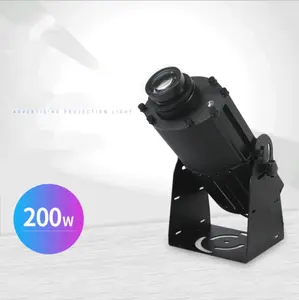 Proyector de imagen con logotipo Gobo personalizado, LED para exteriores, 200W, foco de perfil