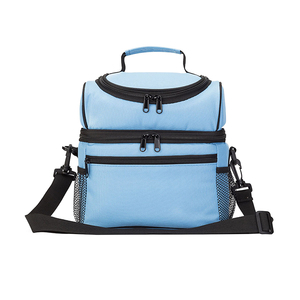 Toptan çıkarılabilir kayış Freezablen gıda soğutucu ile yalıtımlı <span class=keywords><strong>Duo</strong></span> katmanlı piknik öğle yemeği çantası - Product Image 2