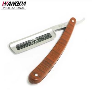 Uomini Straight Barber Edge rasoi lame strumenti per la <span class=keywords><strong>rasatura</strong></span> dei <span class=keywords><strong>capelli</strong></span> sicurezza professionale coltello pieghevole in acciaio inossidabile Kit di depilazione - Product Image 2