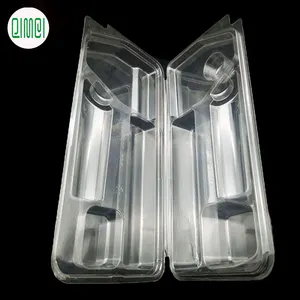 OEM trong suốt Pet PVC vỉ nhựa vỏ sò bao bì dùng một lần dập nóng rõ ràng chân không hình thành khay gấp hộp - Product Image 1