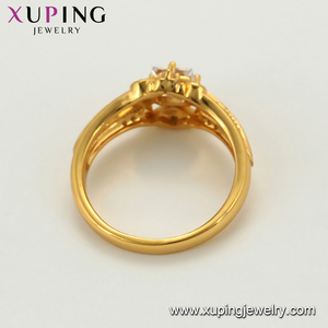 <span class=keywords><strong>Bague</strong></span> pour <span class=keywords><strong>homme</strong></span> en cuivre plaqué or de couleur or XUPING 15971, vente en gros, respectueuse de l'environnement - Product Image 5