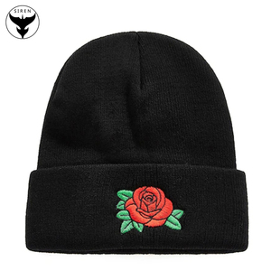 Gorro de Invierno Personalizado de Alta Calidad <span class=keywords><strong>para</strong></span> Mujer con Impresión Digital, 100% Algodón, Patrón Argyle y Bordado - Product Image 1