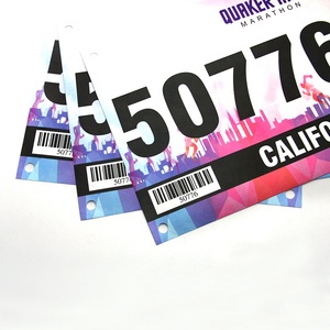 印刷可能なTyvekペーパーマラソンランニング競技アスリートマラソン番号Tyvek Rcce Bibs Tyvek Bib番号レース用 - Product Image 6