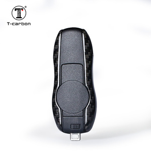 Housse de clé de voiture en Fiber de carbone T-carbon pour <span class=keywords><strong>porsche</strong></span> accessoires d'intérieur de voiture ventes d'usine - Product Image 3