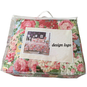 Colcha de poliéster con diseño de flores, cubrecama americano, 100% - Product Image 3