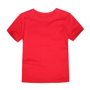 T-shirts pour garçons, hauts unis pour filles, t-shirts en coton uni à manches courtes pour <span class=keywords><strong>enfants</strong></span>, vêtements d'équipe vierges, t-shirts OEM ODM, vêtements pour bébés - Product Image 5