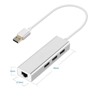 Top proveedor Venta caliente USB3.0 a RJ45 <span class=keywords><strong>USB</strong></span> con 3 Port <span class=keywords><strong>USB</strong></span> <span class=keywords><strong>adaptador</strong></span> <span class=keywords><strong>Ethernet</strong></span> - Product Image 3