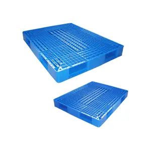 Heavy Load Capacity HDPE Floor Stacking Use Double Faced 4 Way Euro Hdpe Reversible 1400x1100 Plastic Pallet For Warehouse