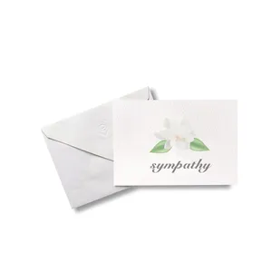 Wholesale Blank Thank You Sympathy Greeting Cards With Envelopes And Boxes