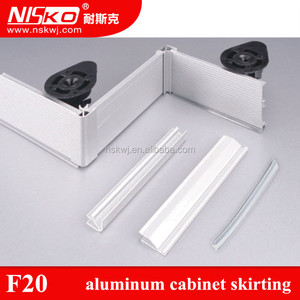 <span class=keywords><strong>PVC</strong></span> rodapié/gabinete de cocina rodapié H100 con cubierta de aluminio - Product Image 3
