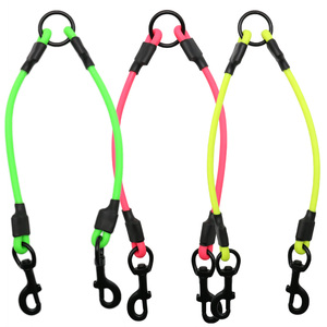 Acoplador de perro bidireccional de plástico sólido del vendedor superior Nimble, correa para mascotas que no se enreda, remache, collares de perro coloridos duraderos para dos perros - Product Image 2