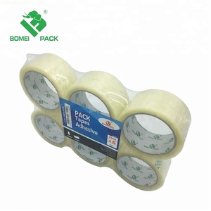 Strong Adhesive Clearホットメルトボップパッキングテープ2 "× 110 YardsためCarton Shipping Box Sealing