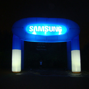 Nuevo diseño al aire libre gran cuatro piernas iluminación led azul <span class=keywords><strong>arco</strong></span> inflable - Product Image 2