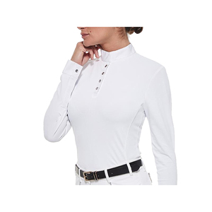 Nuovo Disegno Quick Dry Donne di Performance Maniche Lunghe Passeggiate A Cavallo di <span class=keywords><strong>Polo</strong></span> camicia - Product Image 1