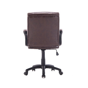 Mode vente chaude multifonctionnel noir nylon roulettes <span class=keywords><strong>de</strong></span> luxe brun exécutif <span class=keywords><strong>de</strong></span> <span class=keywords><strong>bureau</strong></span> en cuir <span class=keywords><strong>chaise</strong></span> pivotante - Product Image 4