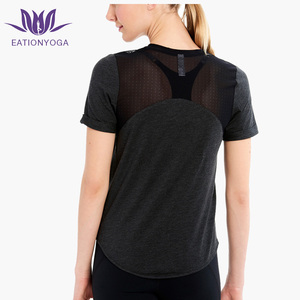El logotipo del OEM diseño en blanco liso de manga corta de las mujeres de verano <span class=keywords><strong>Mujer</strong></span> camiseta - Product Image 6