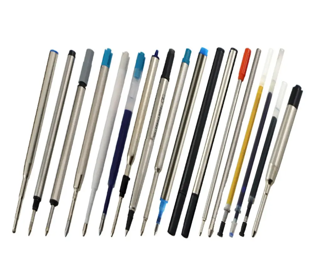 OEM Custom Pack Kugelschreiber Nachfüllungen Import Deutsche Tinten patrone PK CR MB Gel Medium 0,7mm Rollerball Pen Metall tinten nachfüllung