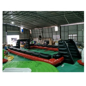 Promotie Goedkope Gigantische Opblaasbare Menselijke Tafelvoetbal Hof/Tafel Voetbal Veld Met Stalen Buizen/Menselijk Tafel Voetbal Speeltuin - Product Image 2