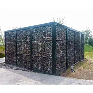 hot sale stone cage for retaining wall / fence / river bank, rock cage wire mesh