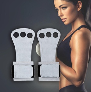 Protetor de mão de couro bovino para <span class=keywords><strong>crossfit</strong></span>, ginástica, guarda, palma, luva para flexão de barra, levantamento de peso - Product Image 4