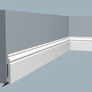 प्लास्टिक rodape पीवीसी baseboard