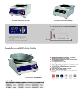 Solo wok fry comercial <span class=keywords><strong>Cocina</strong></span> de Inducción de alta potencia comercial de wok de la <span class=keywords><strong>cocina</strong></span> - Product Image 3