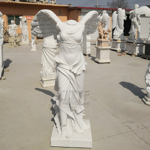 Statua di Angelo Senza Testa in Marmo Scolpita a Mano a Grandezza Naturale - Product Image 2
