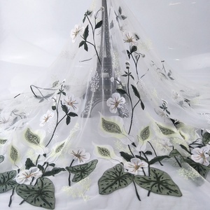 Elegante Calla Tule Kant Stof <span class=keywords><strong>Polyester</strong></span> Franse Kant <span class=keywords><strong>Indian</strong></span> Stof Voor Jurk
