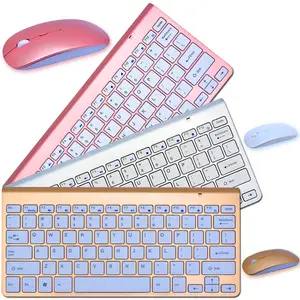 OEM Keyboard dan Mouse Nirkabel 2.4G, Kombo untuk Pengguna Universal Pada Tablet Android Windows IOS dan Komputer PC