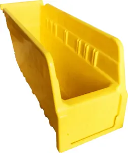 Caja de almacenamiento y contenedor de plástico apilable con Apertura frontal grande gigante