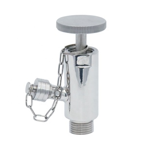 Boussole Wenzhou fabriqué en chine SS304 SS316L vannes d'échantillonnage d'extrémité à filetage mâle en acier inoxydable de qualité sanitaire avec poignée arrondie - Product Image 3