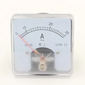 60 60mm AC Ampere Meter und Analog AC Ampere meter 30a mit Messung AC 0-30a Analog Panel Amp Meter