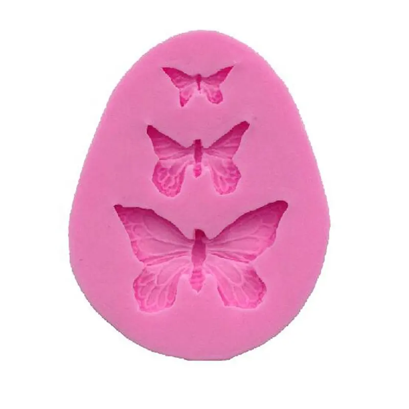 DIY Popular Butterfly Shape Baking Mold Cake Decoration tools silicone baking molds