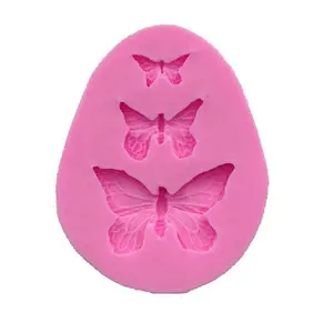 DIY Popular Butterfly Shape Baking Mold Cake Decoration tools silicone baking molds