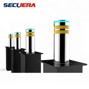 Roadway Automatic Rising Road Traffic Safety Light Bollard Automatic Hydraulic Automatic Bollard