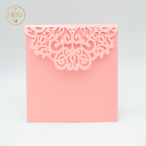 Invitaciones quinceanera RSVP invitación Tarjeta de corte láser tarjetas de boda invitación bolsillo - Product Image 6