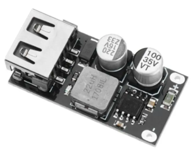 #35085 chipskey 1-kênh mô-đun điện tử DC Buck cho 12V/24V điện thoại di động sạc QC3.0 duy nhất USB Board