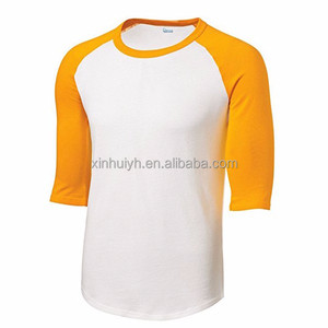 Mens o della Gioventù 3/4 Manica 100% Cotone tshirt Baseball Tee Shirts - Product Image 1