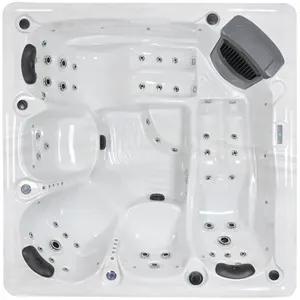 5 persona Telaio In Alluminio A Buon Mercato all'aperto Spa Balboa controllo Portatile Lucite Acrilico Massaggio SPA design moderno Whirlpool Spa