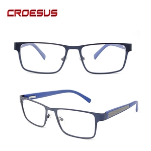 De moda de los hombres de metal bisagra de resorte de Primavera <span class=keywords><strong>al</strong></span> por mayor gafas de lectura irrompibles - Product Image 1